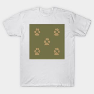 Five Paw Prints T-Shirt